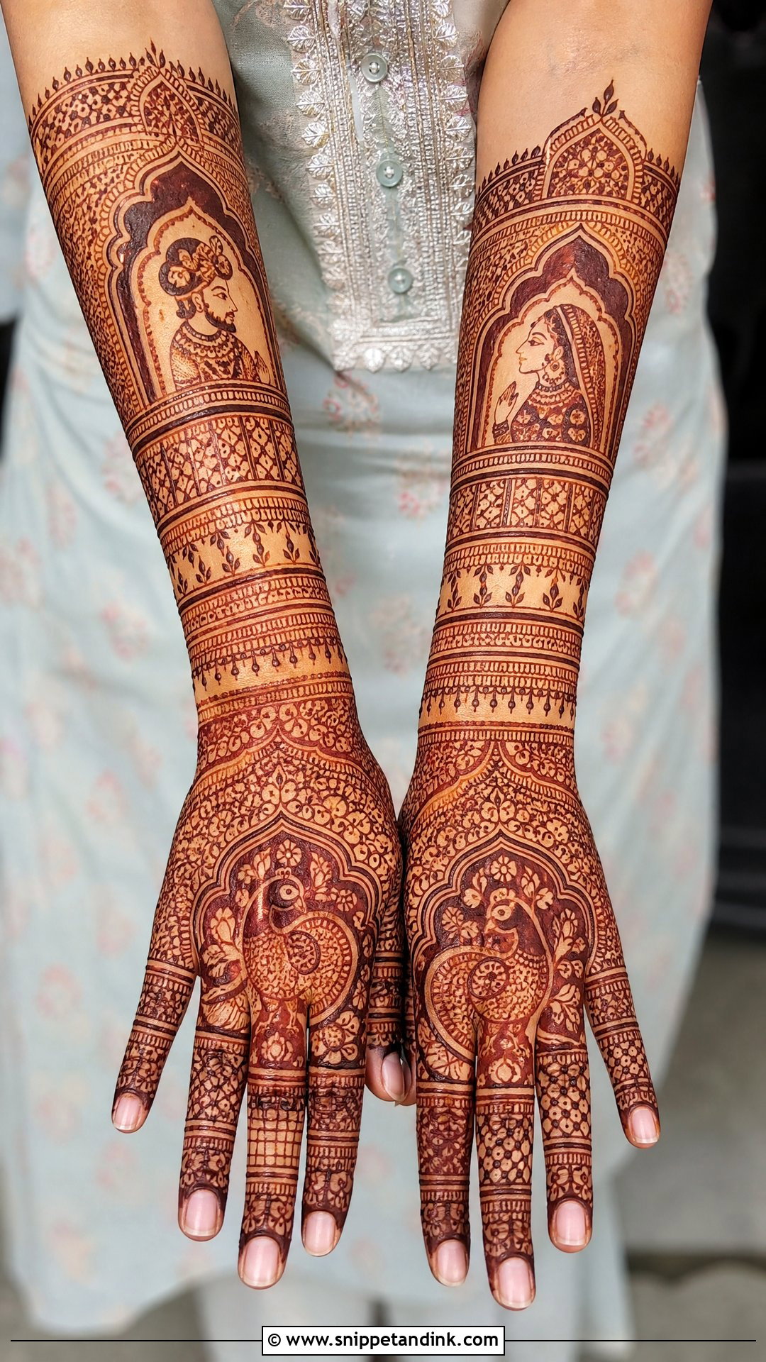 Rajasthani Bridal Back Hand Mehndi Design - Snippet and Ink - 25 New Bridal Back Hand Mehndi Designs