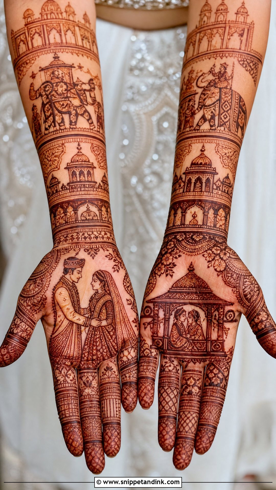 Rajasthani Bridal Full Hand Mehndi Design - Snippet and Ink - 25 Bridal Full Hand Mehndi Designs