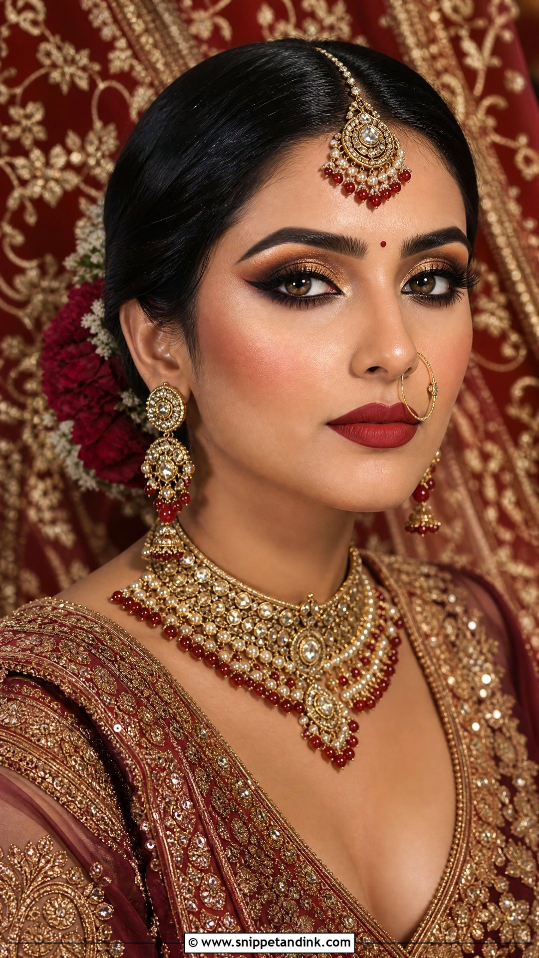Rajasthani Bridal Makeup - Snippet and Ink - 20 Indian Wedding Bride Makeup Looks