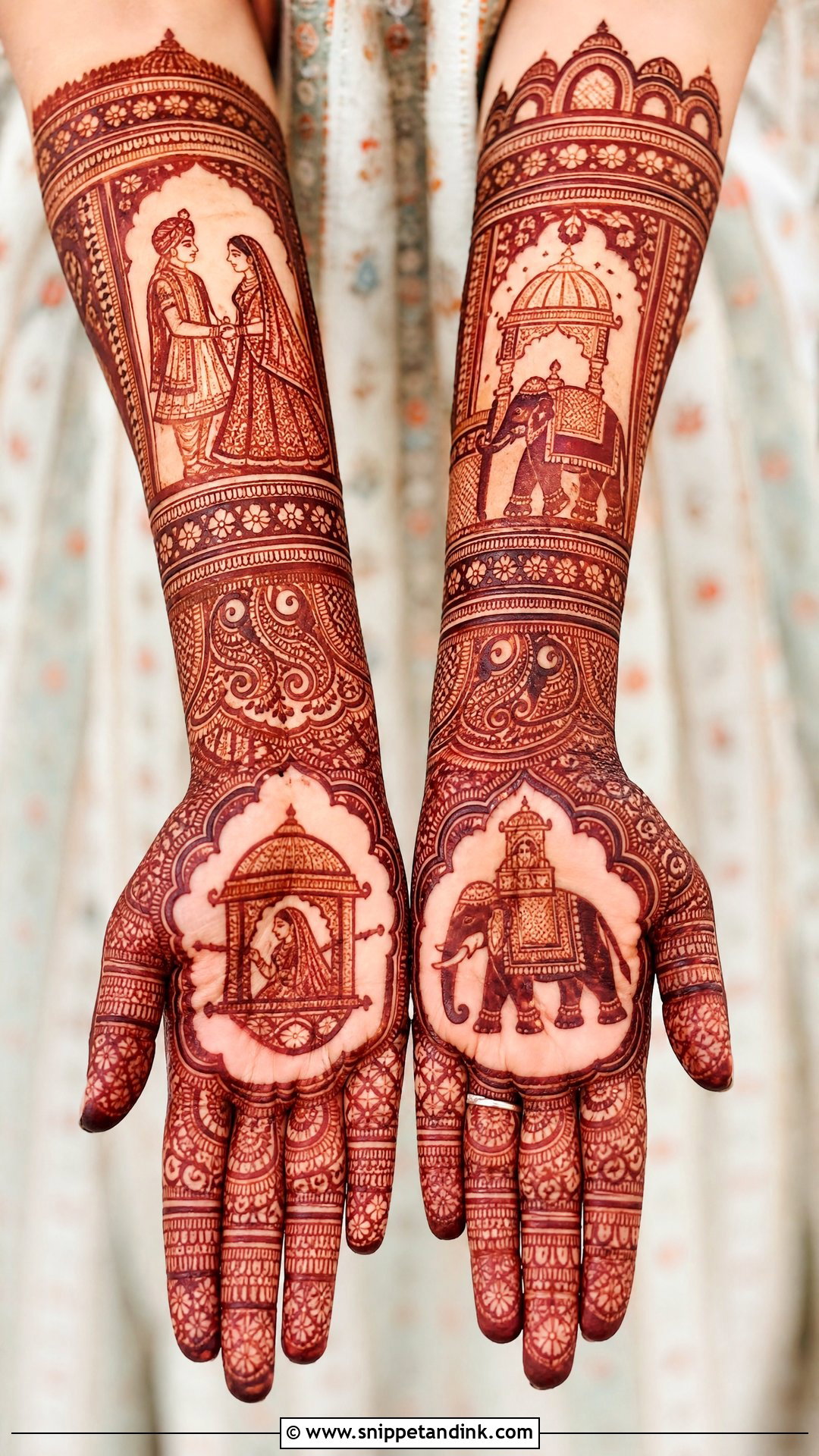 Rajasthani Bridal Mehndi - Snippet and Ink - 25 Mehandi Look for Bride Ideas