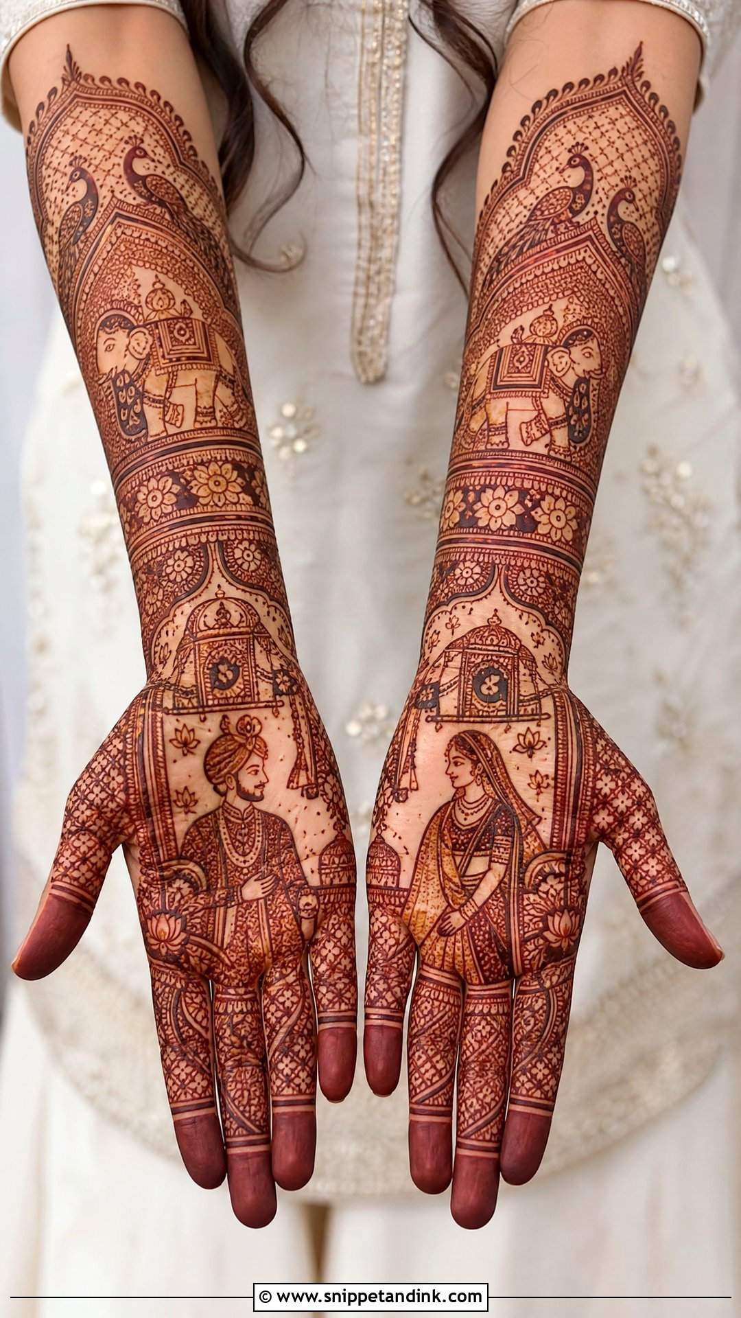 Rajasthani Bridal Mehndi Design - Snippet and Ink - 20 Beautiful Bridal Mehndi Designs
