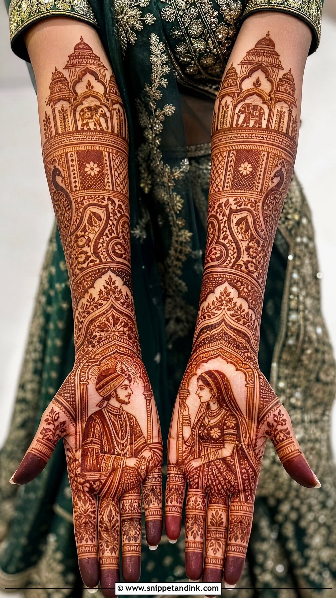 Rajasthani Bridal Mehndi Design - Snippet and Ink - 20 Indian Wedding Mehndi Designs