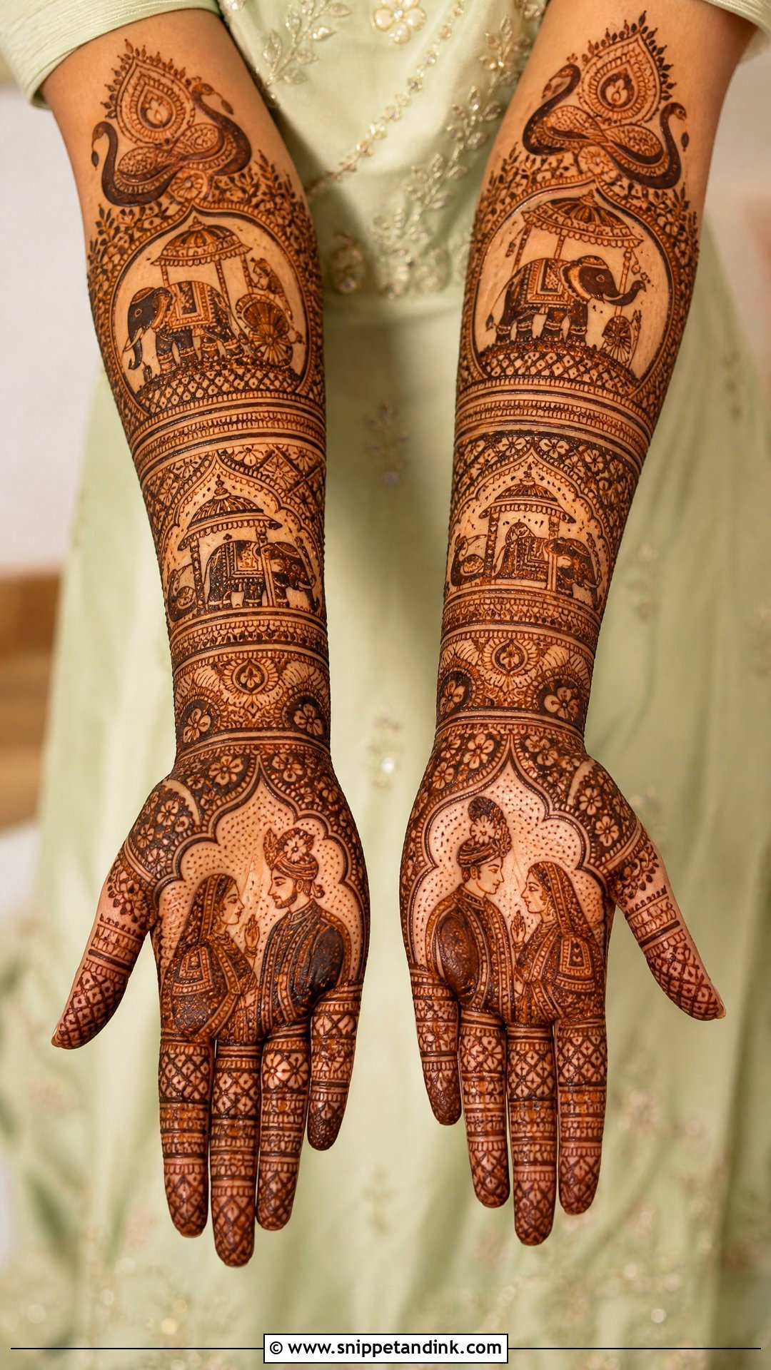Rajasthani Bridal Mehndi Design - Snippet and Ink - 20 Mehndi Designs for Wedding Function