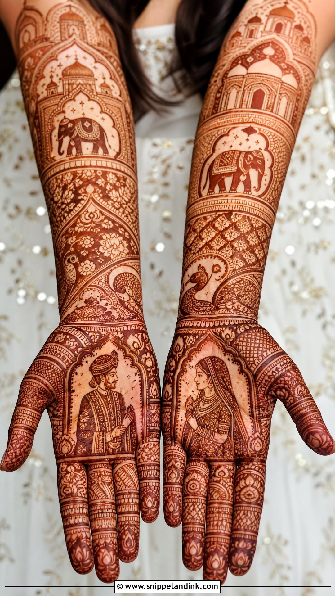 Rajasthani Bridal Mehndi Design - Snippet and Ink - 20 Modern Bridal Mehndi Designs