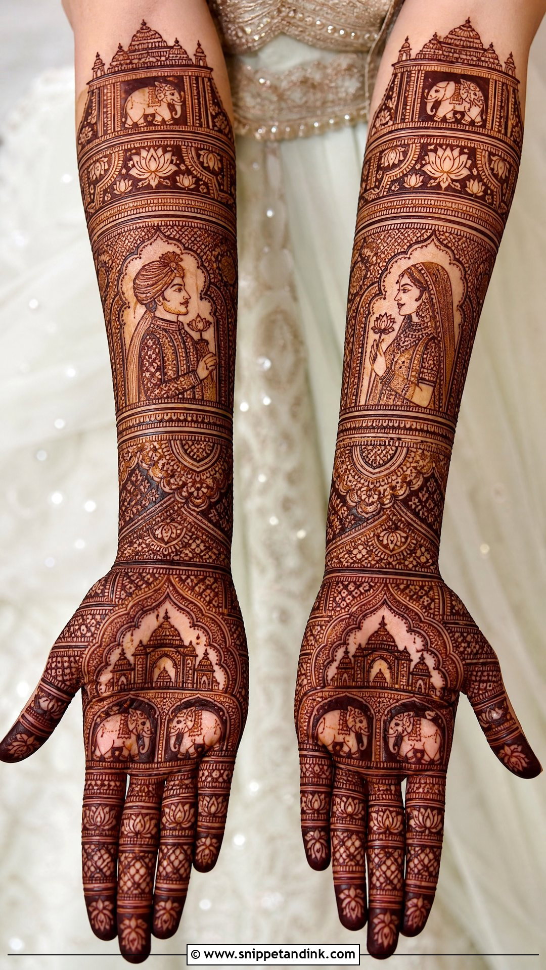 Rajasthani Bridal Mehndi Design - Snippet and Ink - 25 Bridal Mehndi Designs with Names