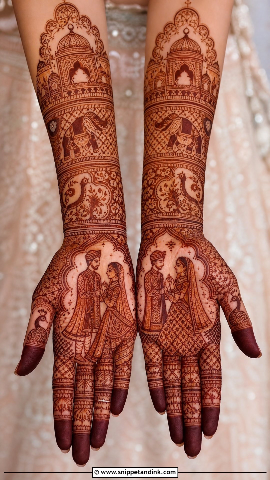 Rajasthani Bridal Mehndi Design - Snippet and Ink - 25 Trending Mehndi Designs 2025
