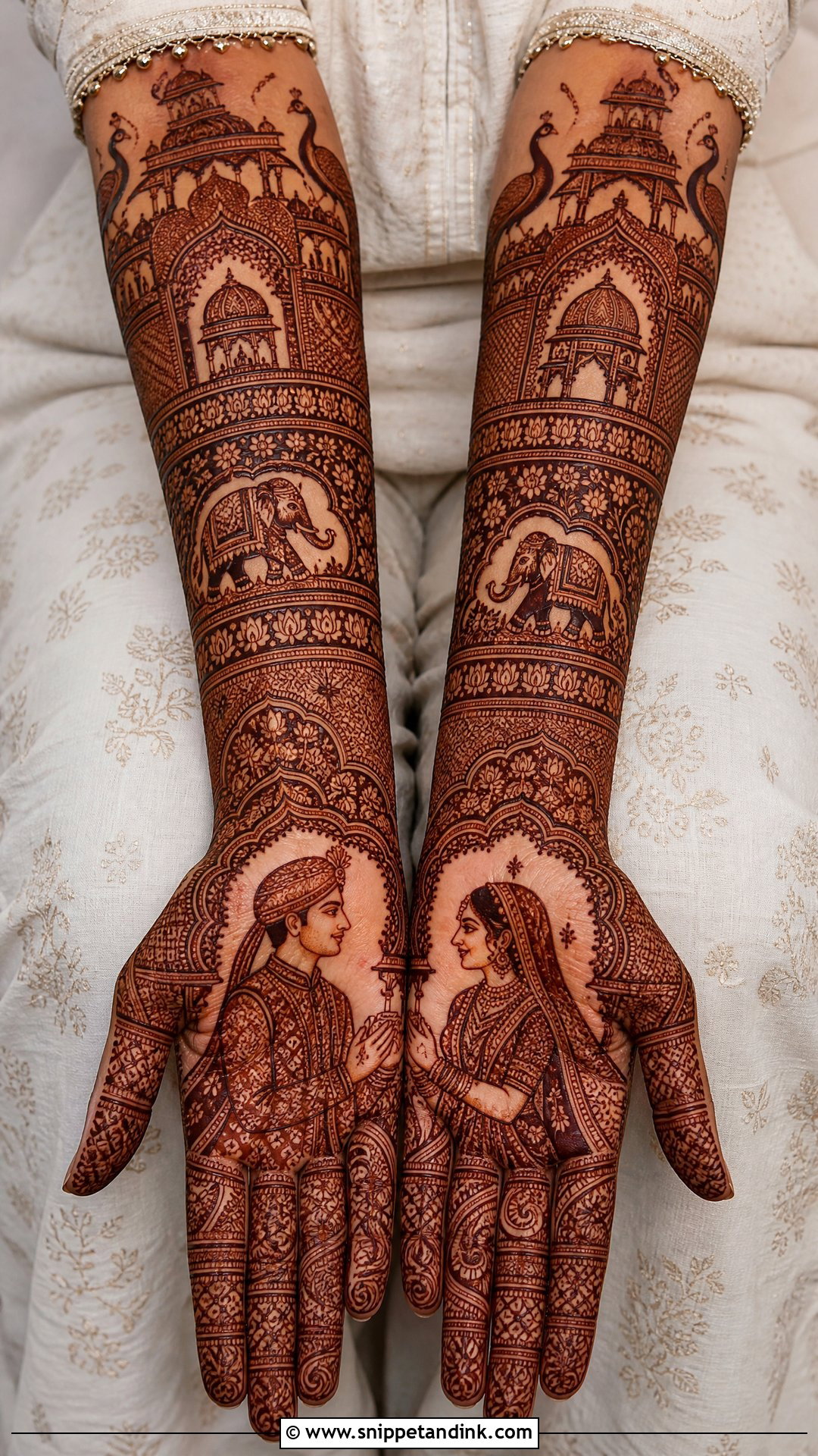 Rajasthani Bridal Mehndi Design - Snippet and Ink - 20 Bridal Mehndi Art Designs
