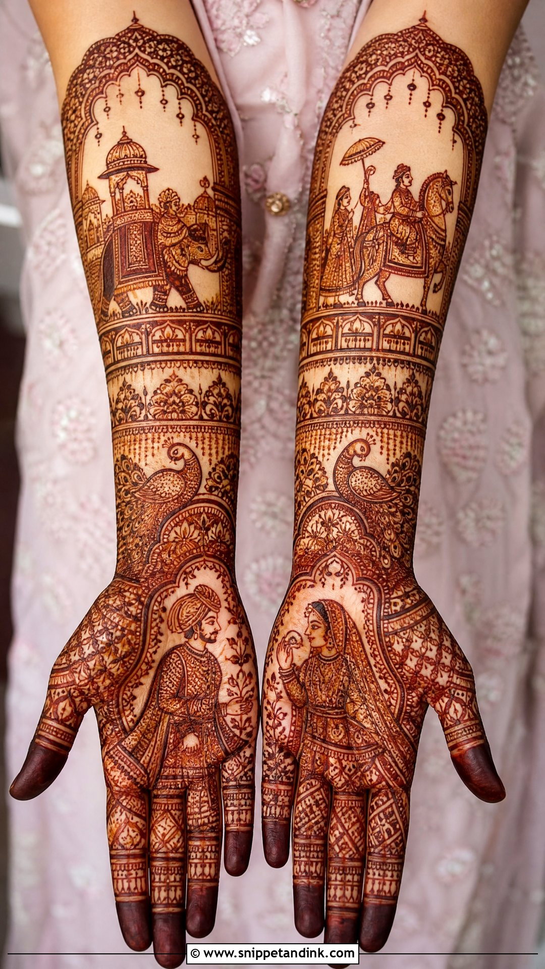 Rajasthani Bridal Mehndi Design - Snippet and Ink - 25 Traditional Indian Bridal Mehndi Designs