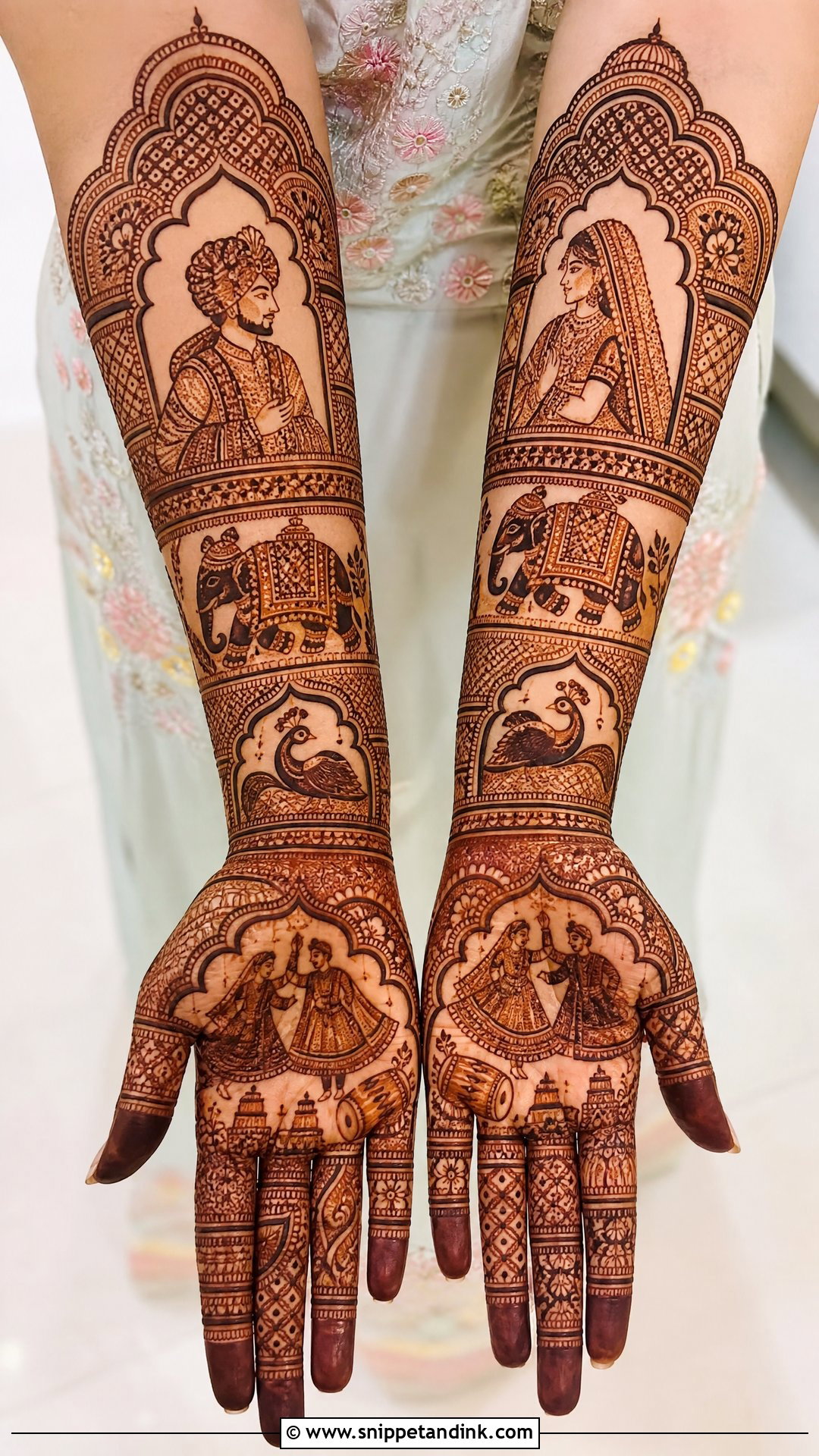 Rajasthani Bridal Mehndi Design - Snippet and Ink - 30 Bride Mehndi Designs