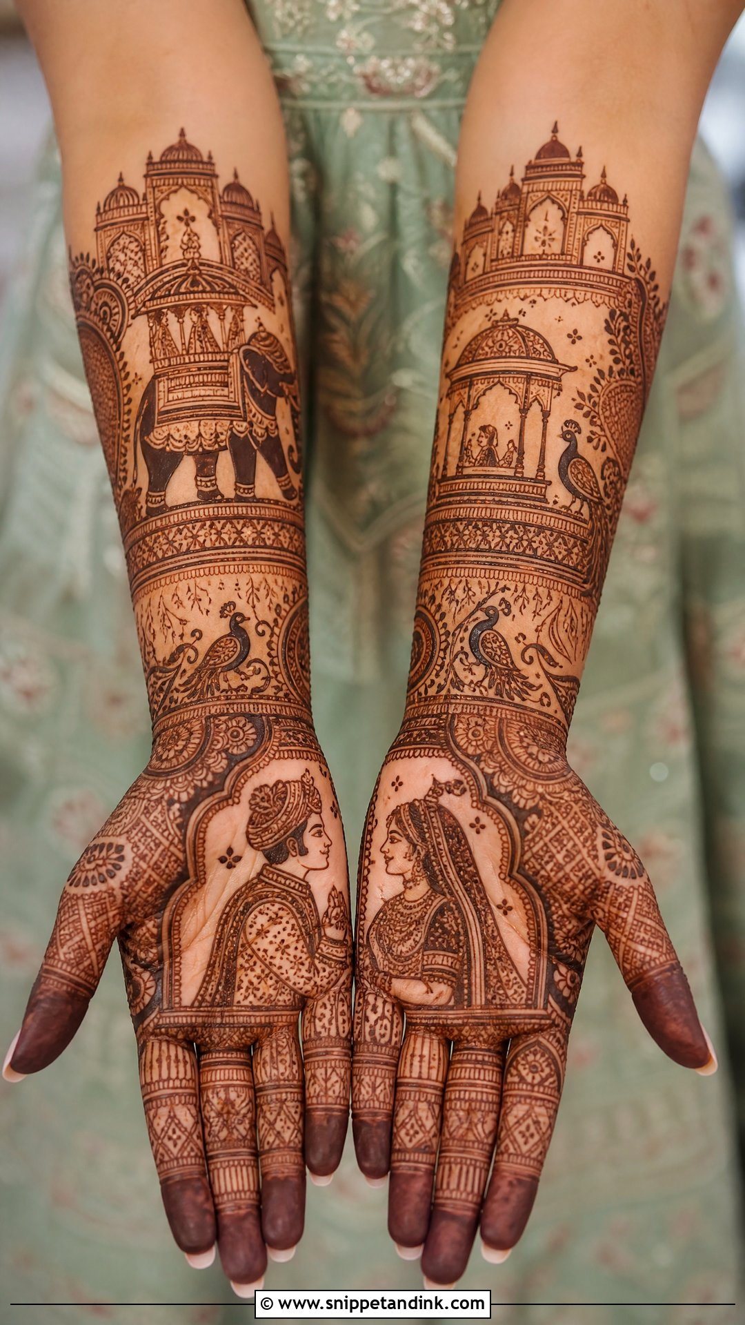 Rajasthani Bridal Mehndi Design - Snippet and Ink - 30 Indian Bridal Mehndi Designs