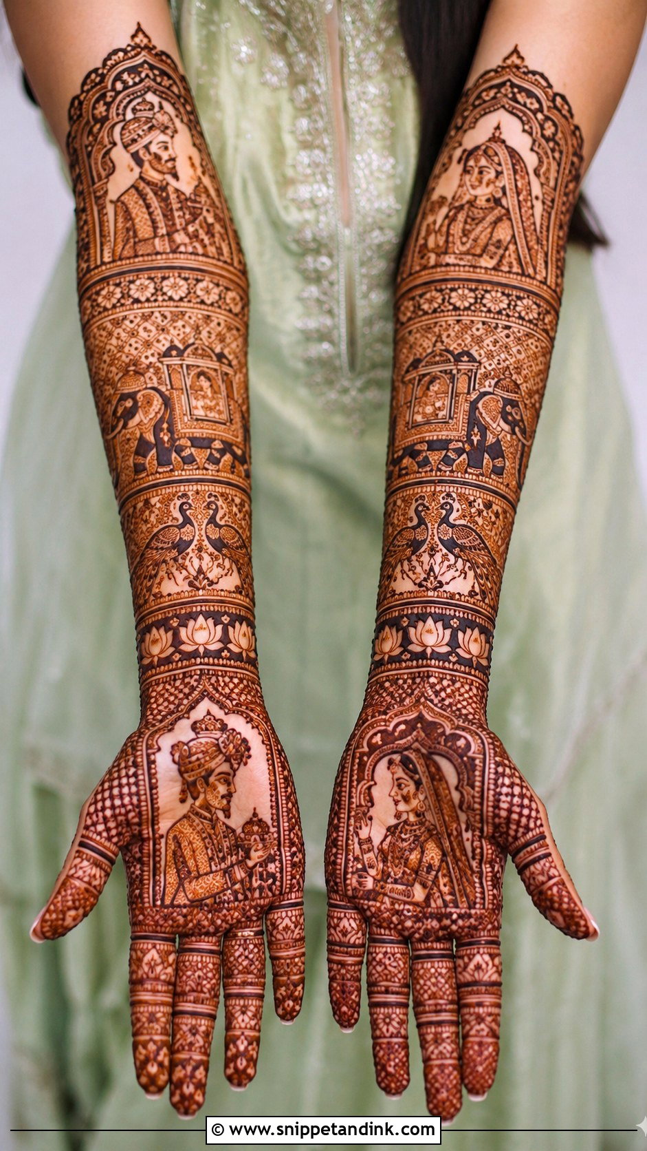 Rajasthani Bridal Mehndi Design - Snippet and Ink - 30 Latest Unique Bridal Mehndi Designs