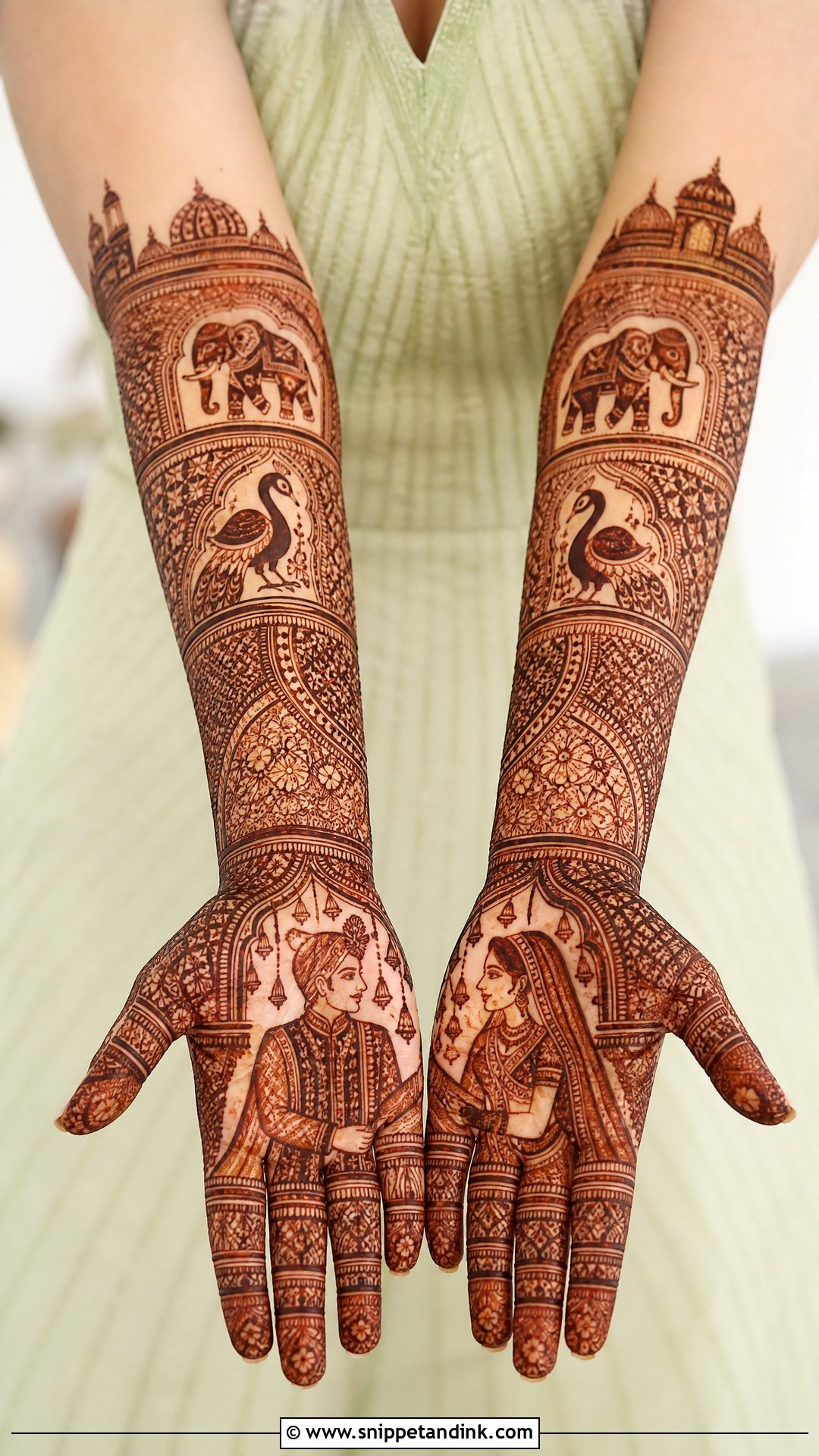 Rajasthani Bridal Mehndi Design - Snippet and Ink - 30 Mehndi Design for Bride Ideas
