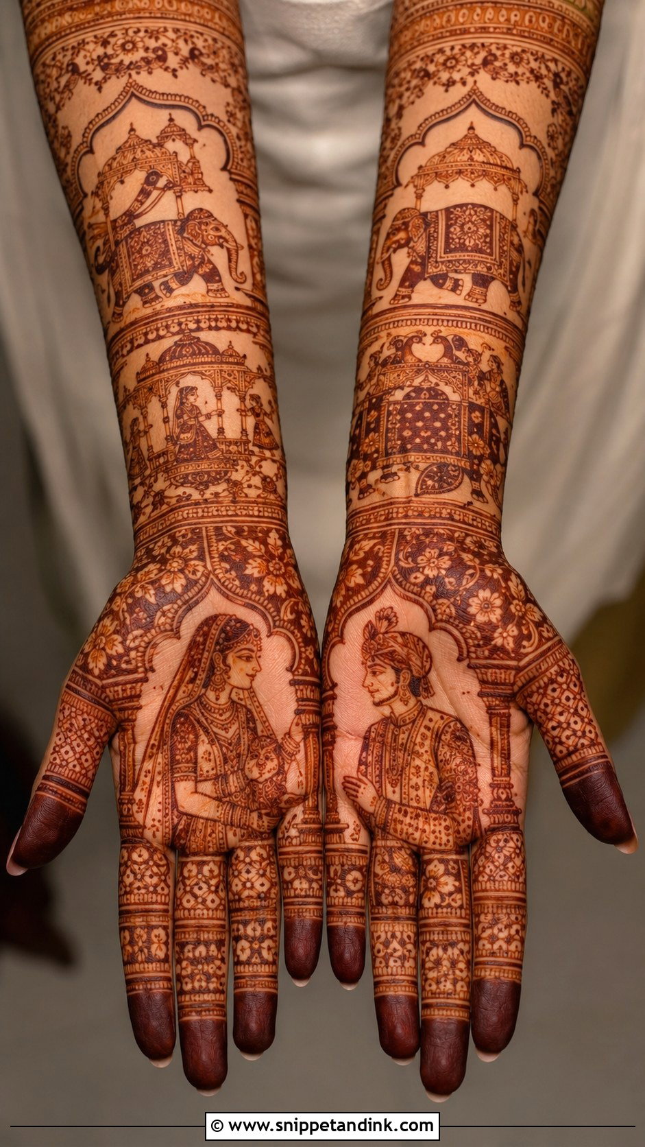 Rajasthani Bridal Mehndi Design - Snippet and Ink - 35 Bridal Mehndi Designs