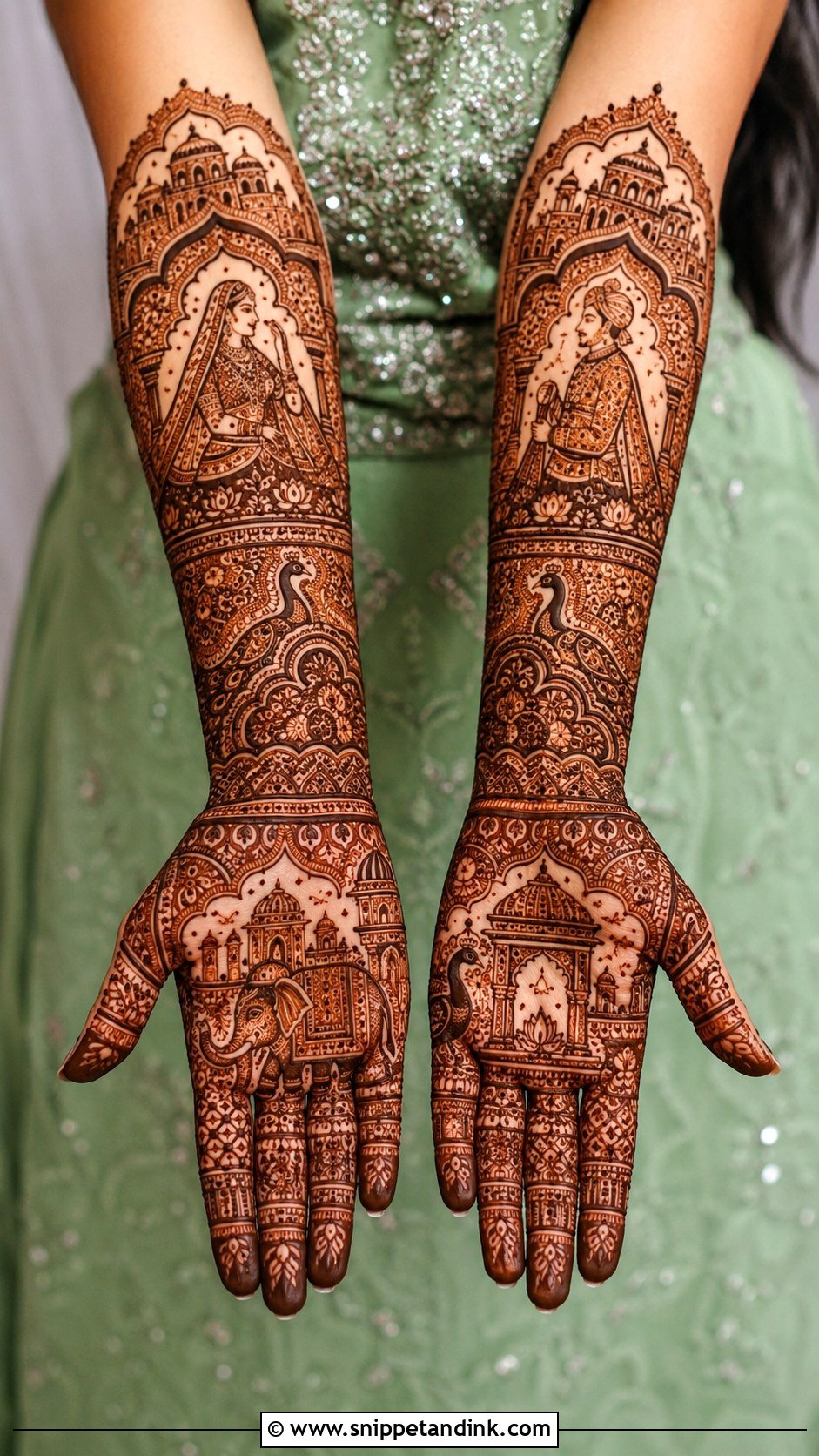Rajasthani Bridal Mehndi Design - Snippet and Ink - 35 Latest Bridal Mehndi Designs