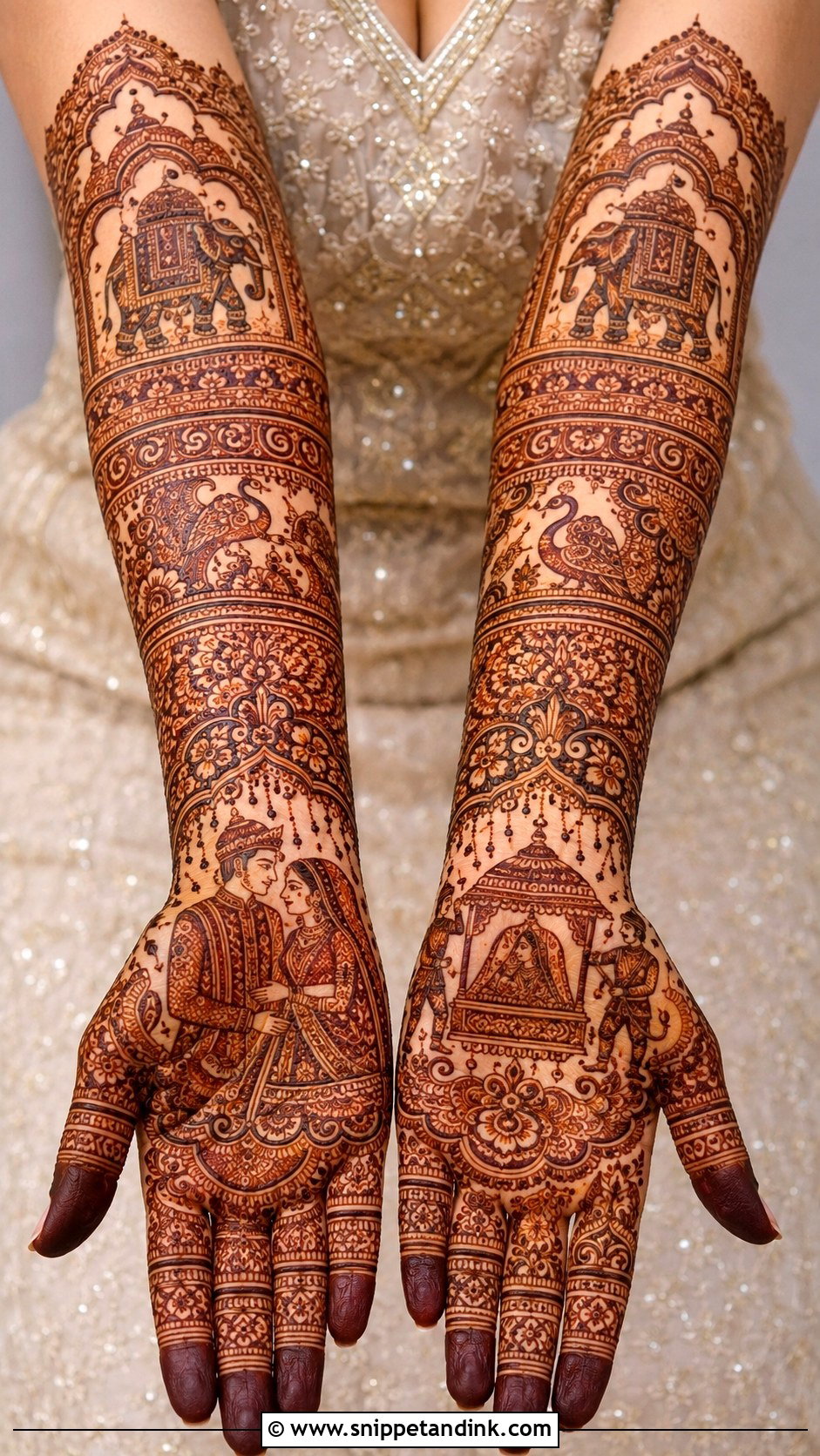 Rajasthani Bridal Mehndi Design - Snippet and Ink - 35 Mehndi Designs 2025