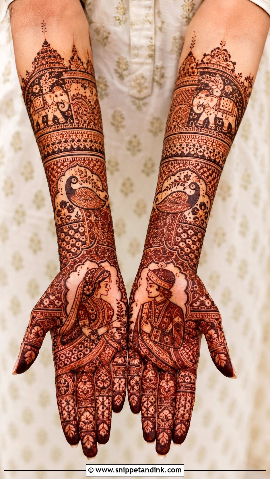 Rajasthani Bridal Mehndi Design - Snippet and Ink - 35 Trending Mehndi Designs