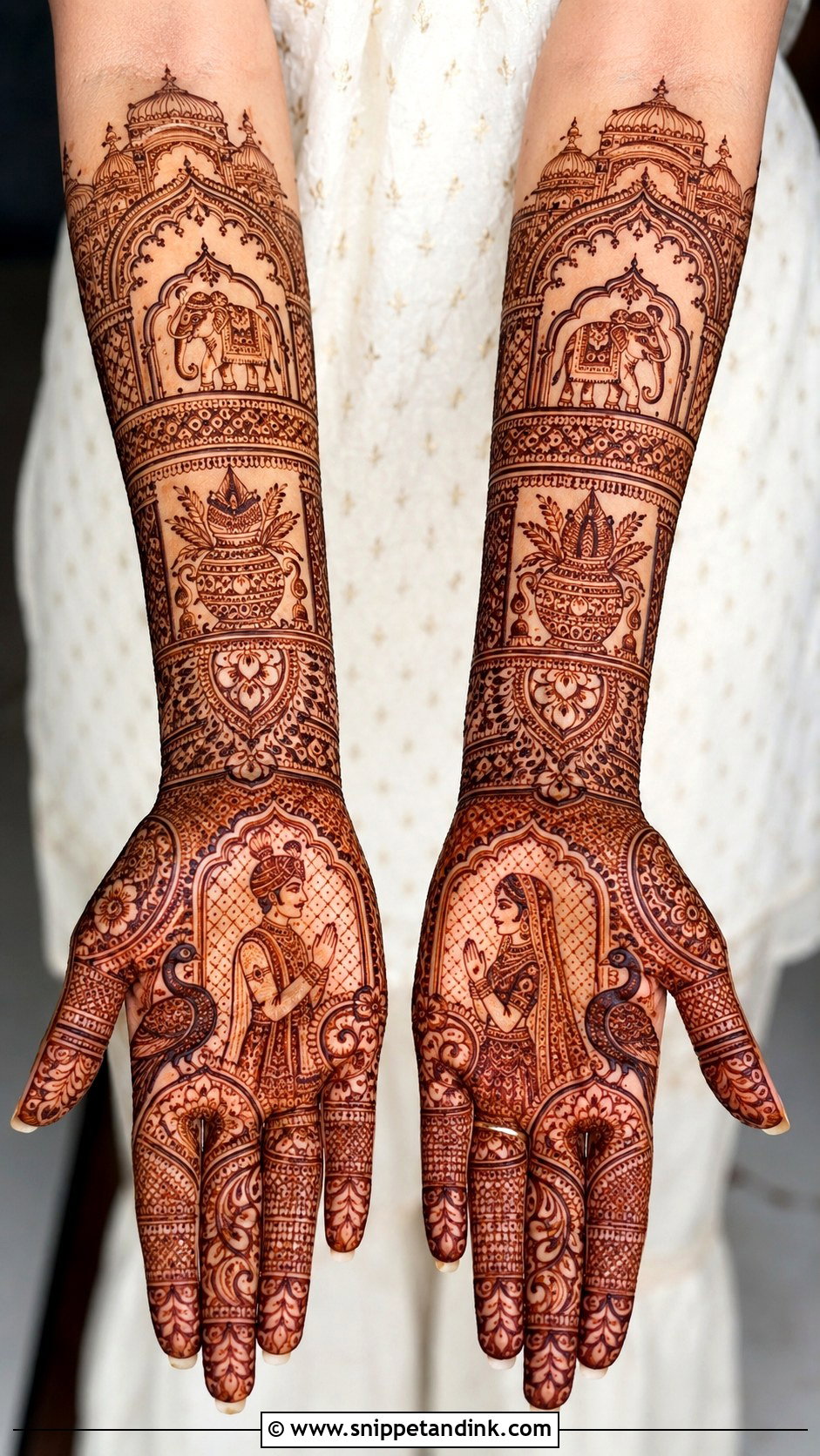 Rajasthani Bridal Mehndi Design - Snippet and Ink - 35 Unique Bridal Mehndi Designs