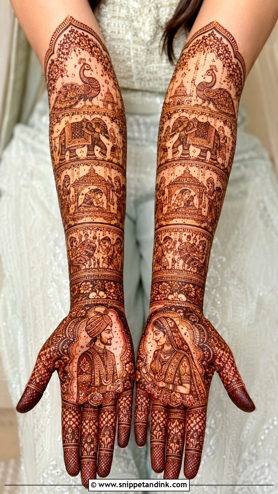 Rajasthani Bridal Mehndi Design - Snippet and Ink - 35 Wedding Mehndi Designs