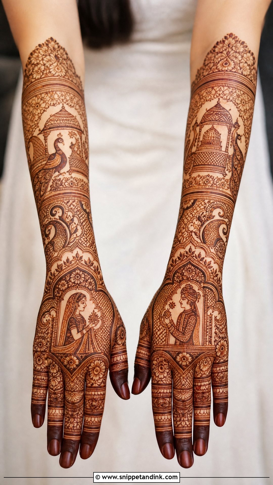 Rajasthani Bridal Mehndi Design Back Hand - Snippet and Ink - 20 Bridal Mehndi Designs for Back Hand