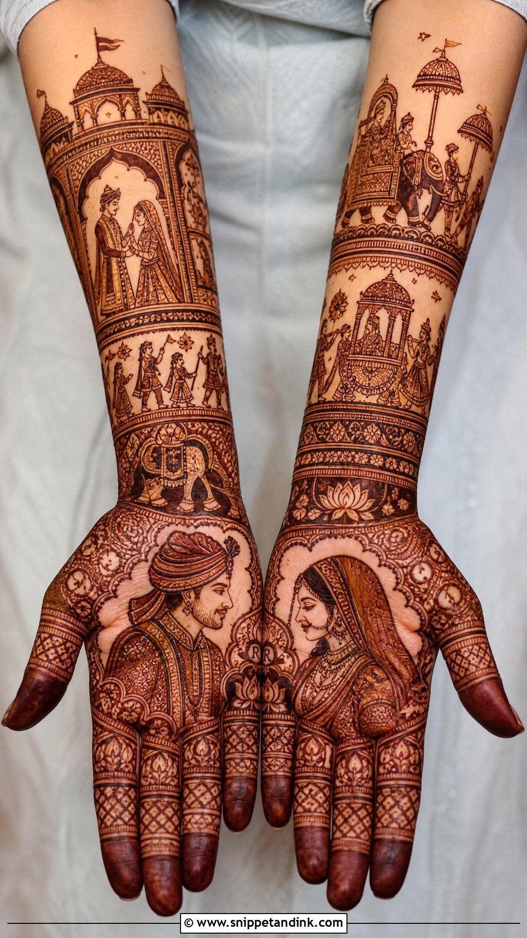 Rajasthani Bridal Mehndi Design With Wedding Story - Snippet and Ink - 25 Rajasthani Bridal Mehndi Designs