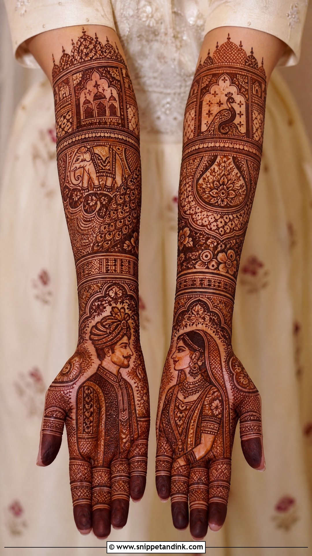 Rajasthani Bridal Mehndi Full Hands - Snippet and Ink - 20 Bridal Mehndi Designs Full Hands