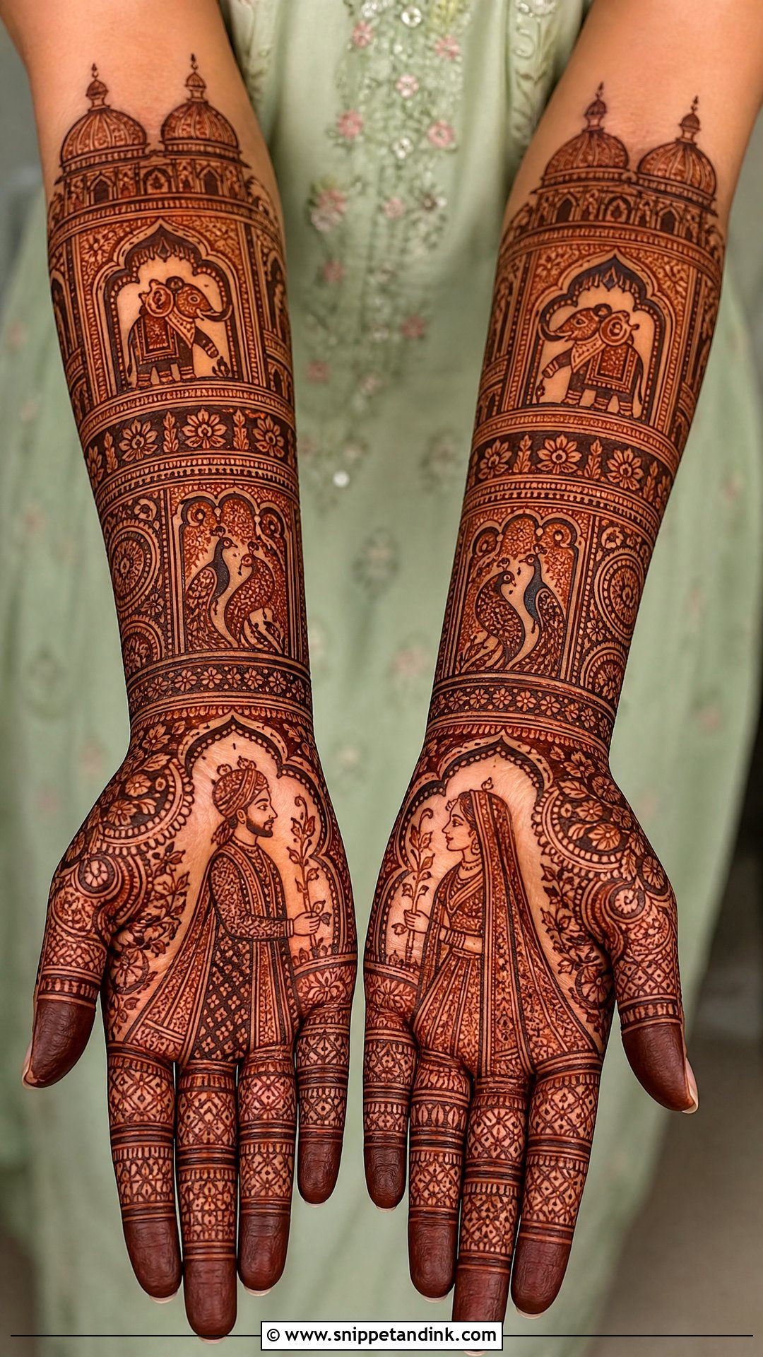 Rajasthani Bridal Wedding Henna Design - Snippet and Ink - 30 Wedding Henna Designs