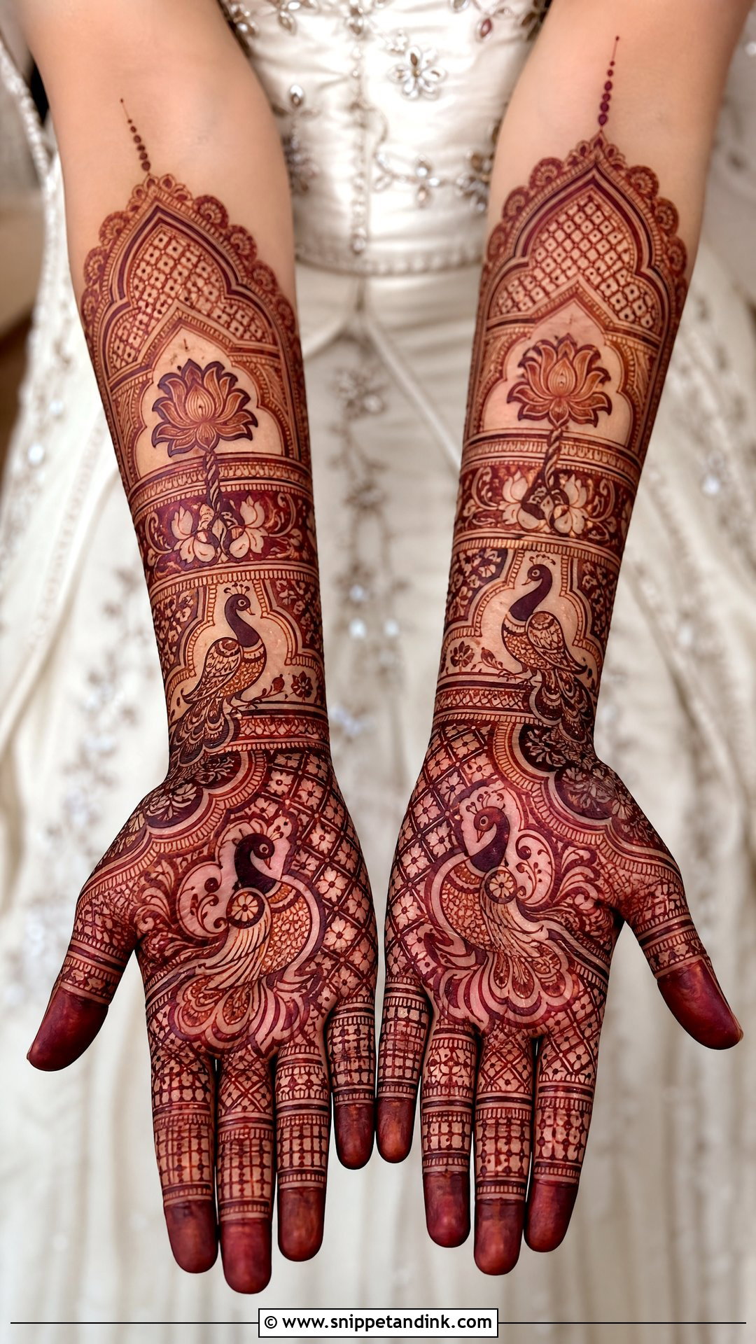 Rajasthani Engagement Mehndi Design - Snippet and Ink - 30 Mehndi Designs for Engagement Brides