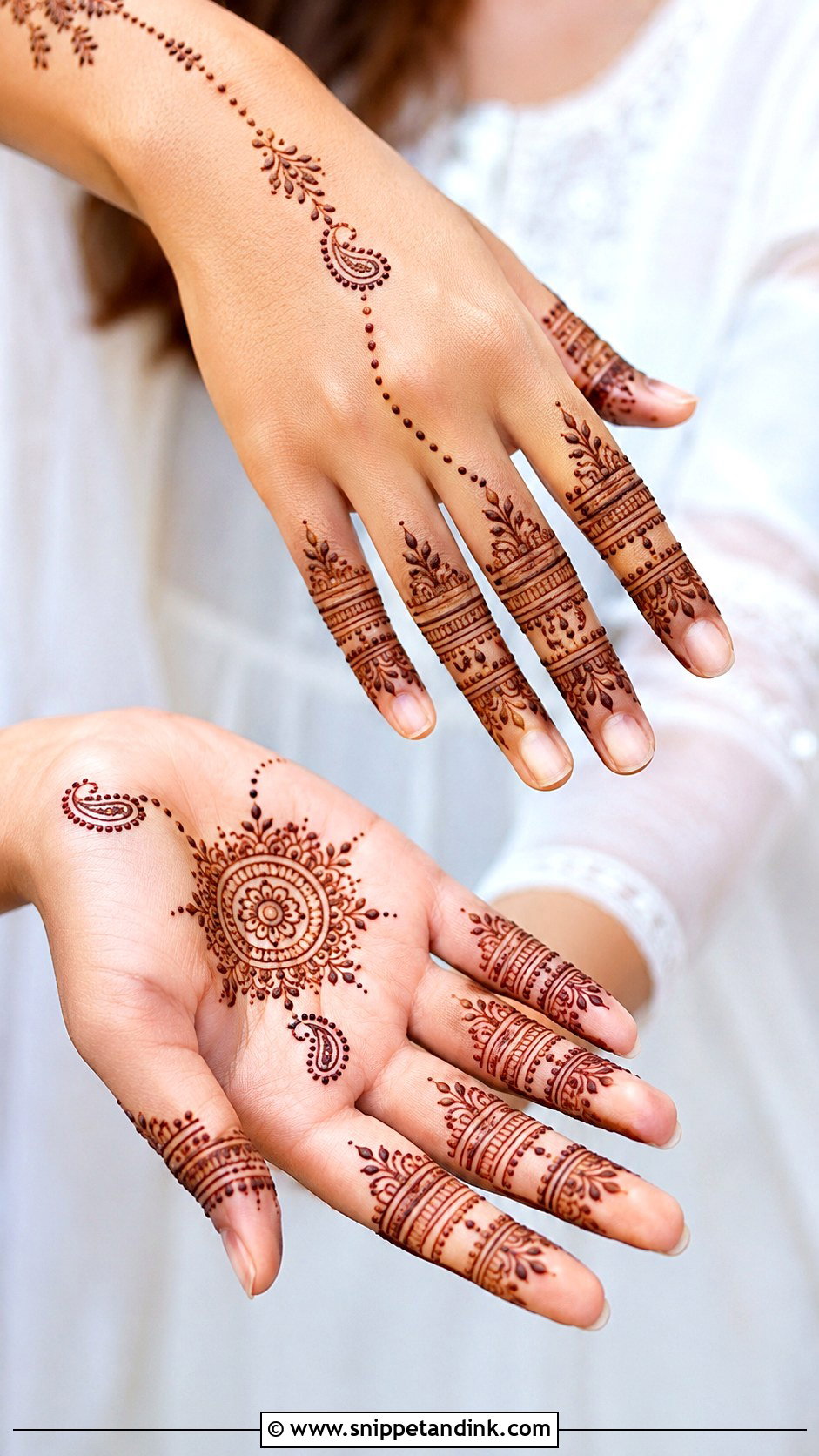 Rajasthani Finger Mehndi Design - Snippet and Ink - 35 Rajasthani Mehndi Designs