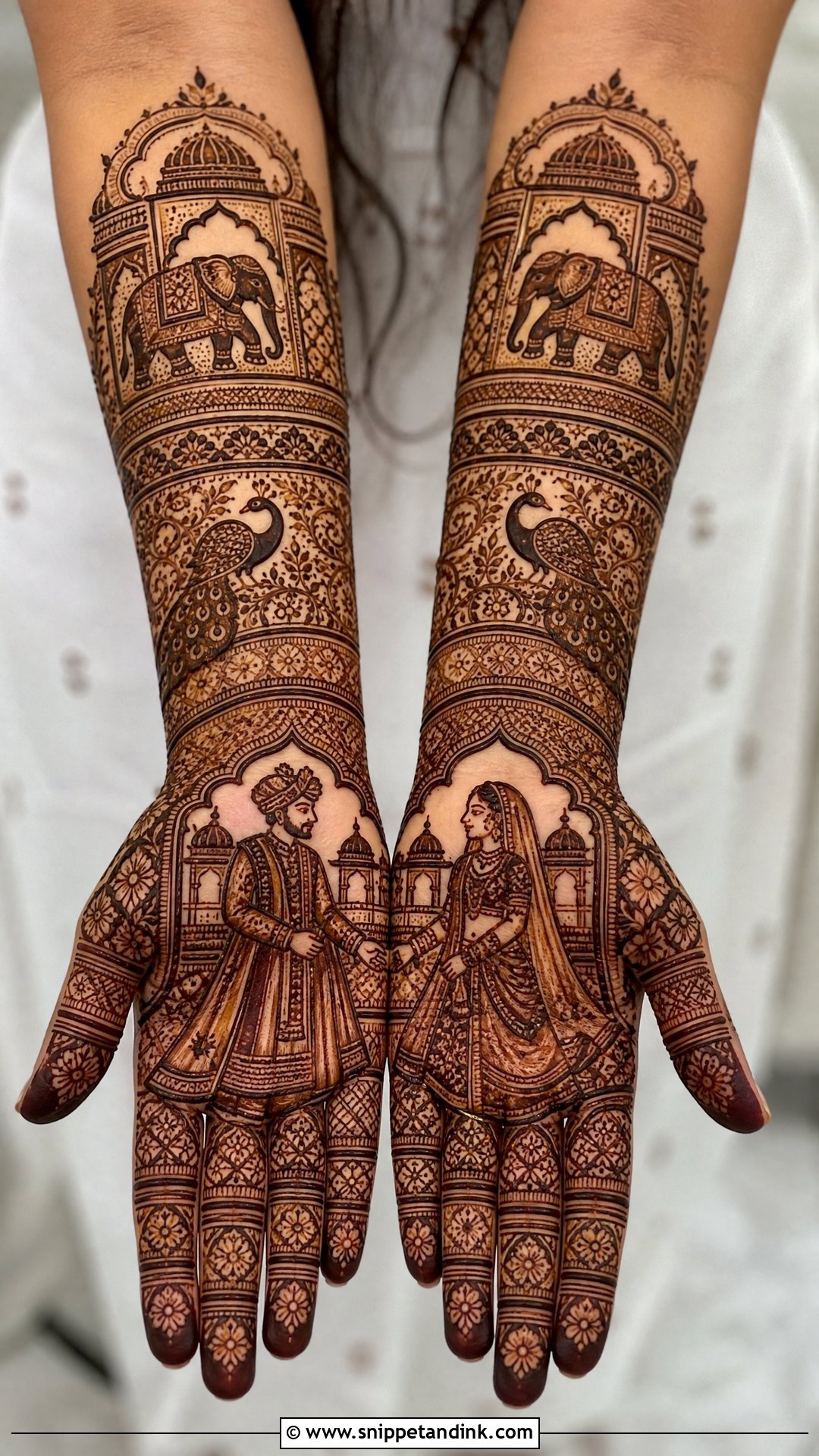 Rajasthani Full Hand Bridal Mehndi Design - Snippet and Ink - 20 Full Hand Bridal Mehendi Mehndi Design Ideas