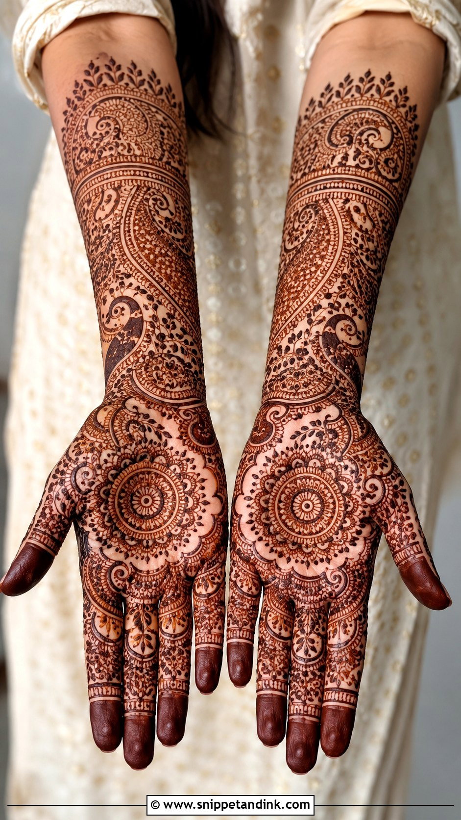 Rajasthani Full Hand Mehndi Design - Snippet and Ink - 35 Rajasthani Mehndi Designs