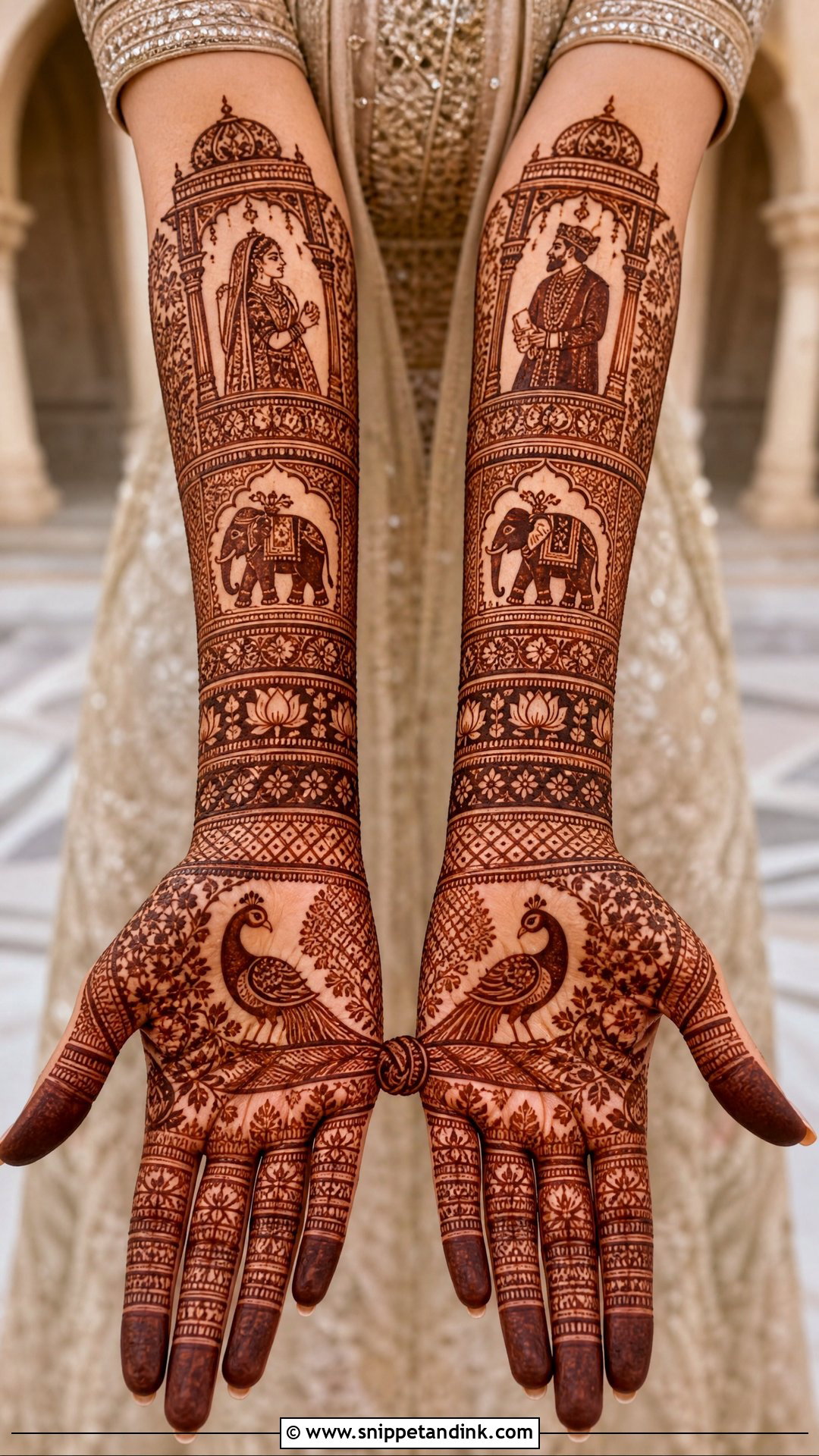 Rajasthani Gathbandhan Mehndi Design - Snippet and Ink - 25 Gathbandhan Mehndi Design Ideas