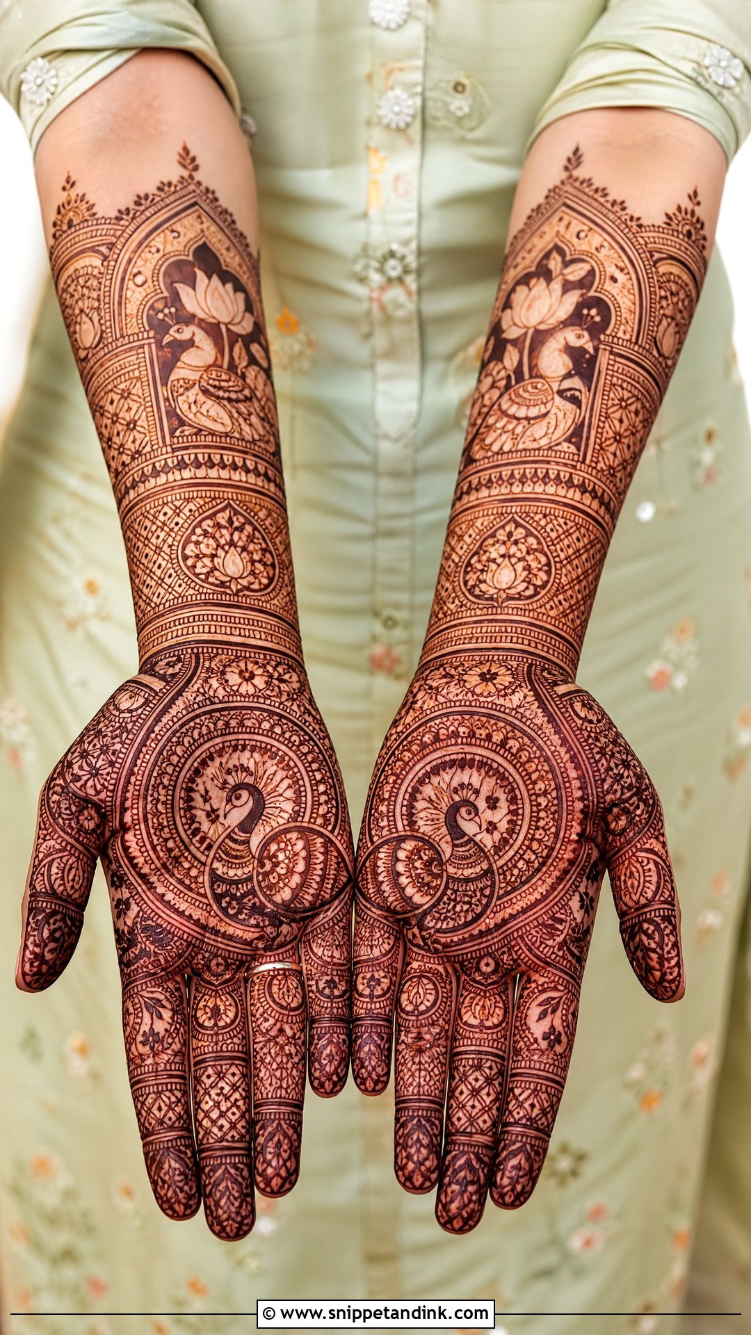 Rajasthani Groom Mother Mehndi Design - Snippet and Ink - 20 Groom Mother Mehndi Design Ideas