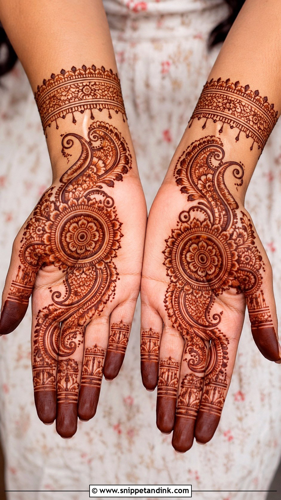 Rajasthani Half Hand Mehndi Design - Snippet and Ink - 35 Rajasthani Mehndi Designs