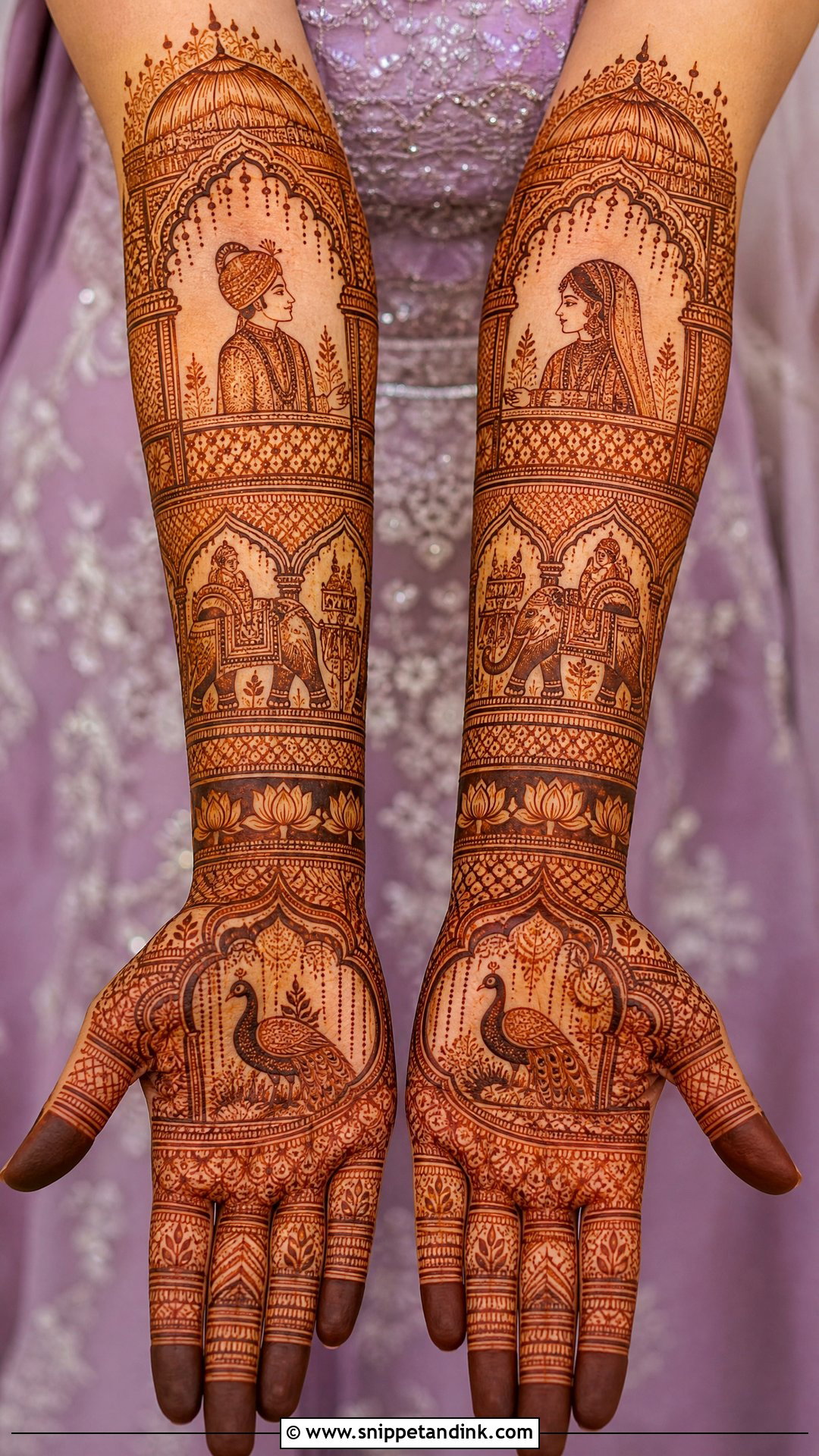 Rajasthani Heavy Bridal Mehndi Design - Snippet and Ink - 20 Heavy Bridal Mehndi Designs