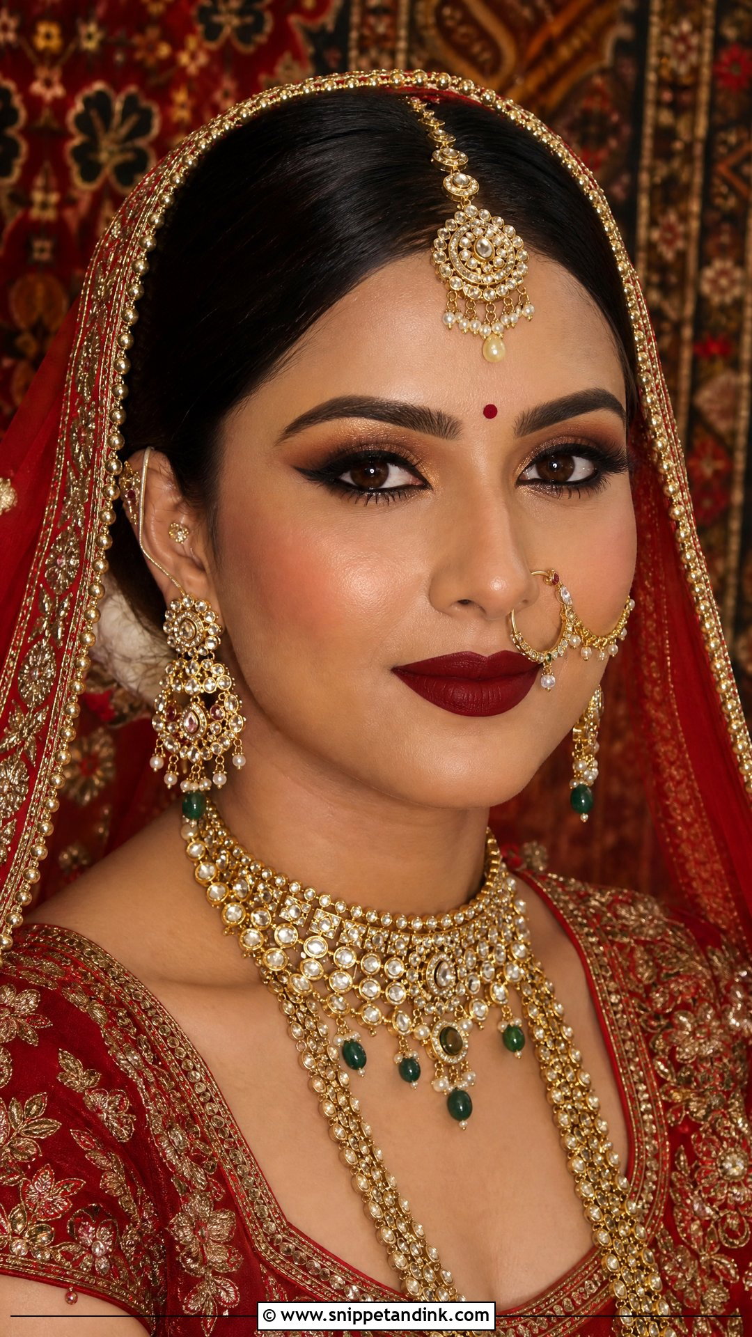 Rajasthani Hindu Bridal Makeup - Snippet and Ink - 20 Hindu Bridal Makeup Ideas