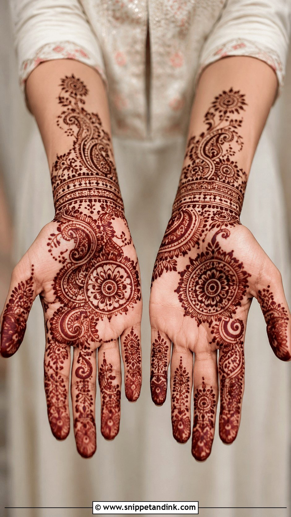 Rajasthani Indo Arabic Mehndi Design - Snippet and Ink - 35 Rajasthani Mehndi Designs