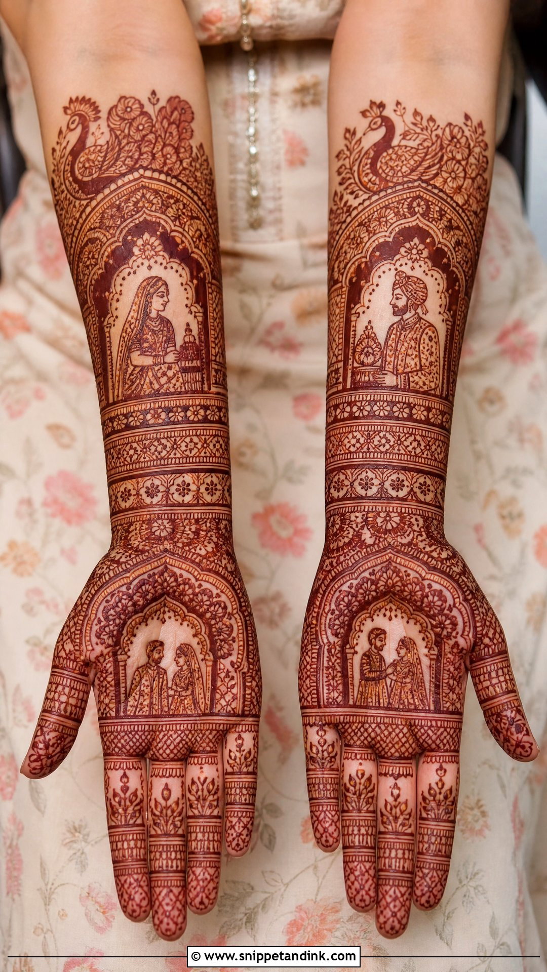 Rajasthani Jharokha Bridal Mehndi Design - Snippet and Ink - 25 Rajasthani Bridal Mehndi Designs