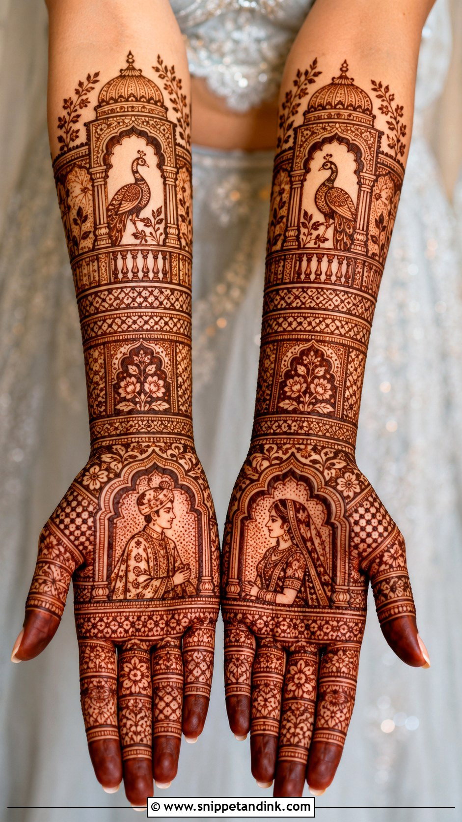 Rajasthani Jharokha Mehndi Design - Snippet and Ink - 35 Rajasthani Mehndi Designs