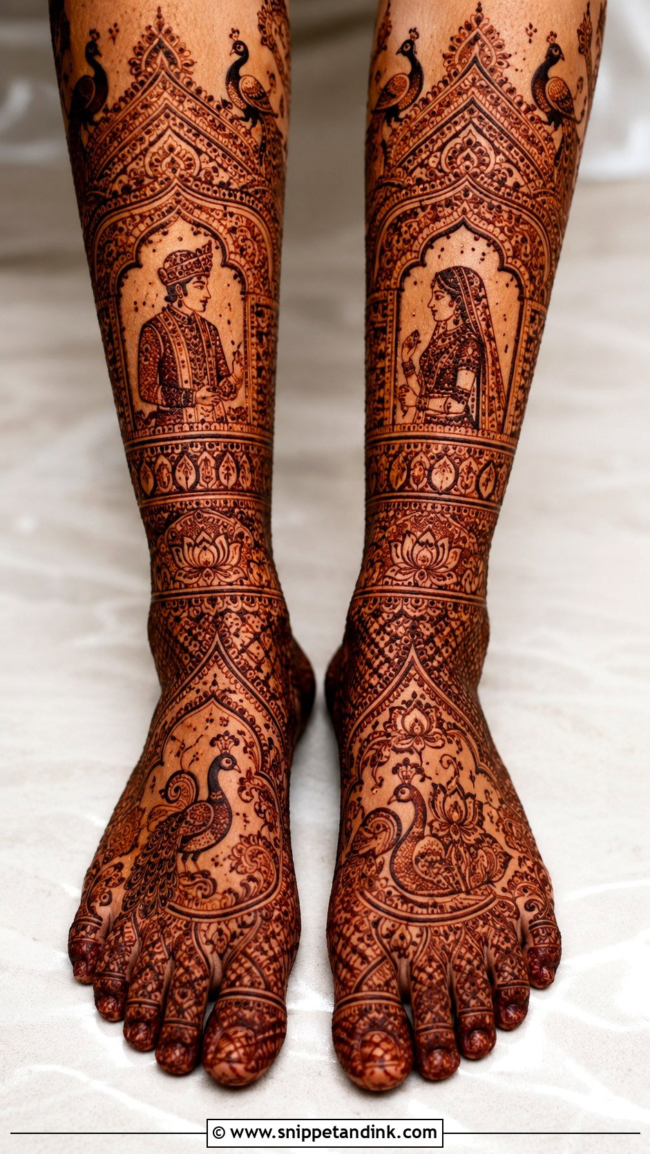 Rajasthani Legs Mehndi Design - Snippet and Ink - 35 Legs Mehndi Design Ideas