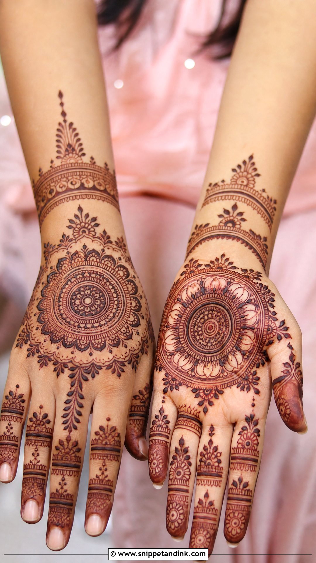 Rajasthani Mandala Bridal Mehndi Design - Snippet and Ink - 25 Rajasthani Bridal Mehndi Designs