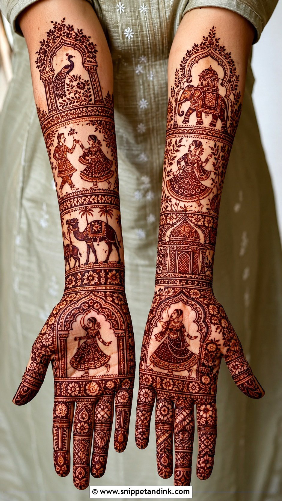 Rajasthani Marwari Mehndi Design - Snippet and Ink - 30 Marwari Mehndi Design Ideas