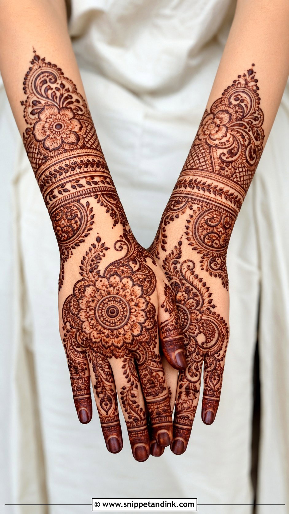 Rajasthani Mehndi Design - Snippet and Ink - 35 Traditional Mehndi Designs