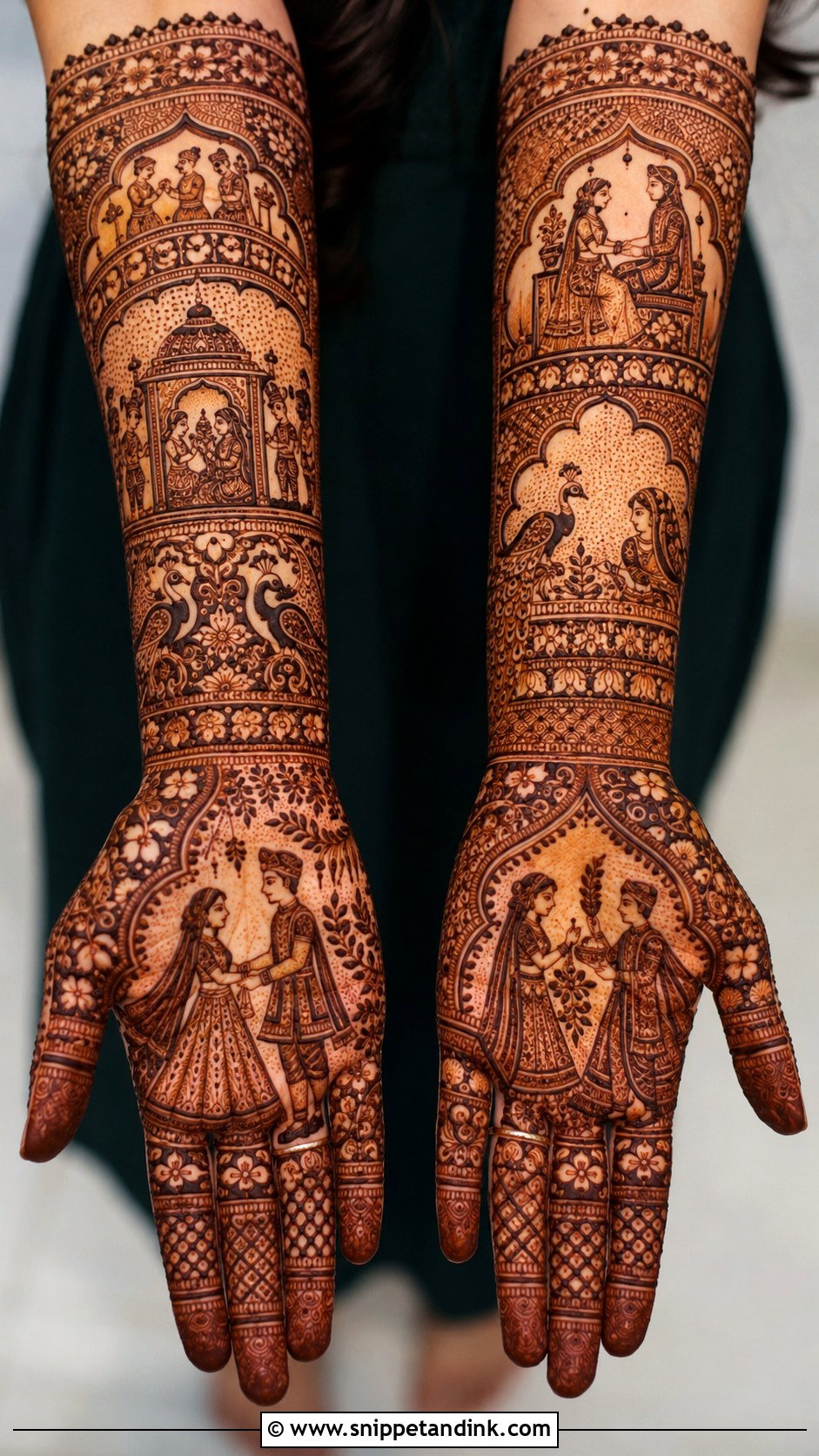 Rajasthani Mehndi Design - Snippet and Ink - 30 Elegant Mehndi Designs