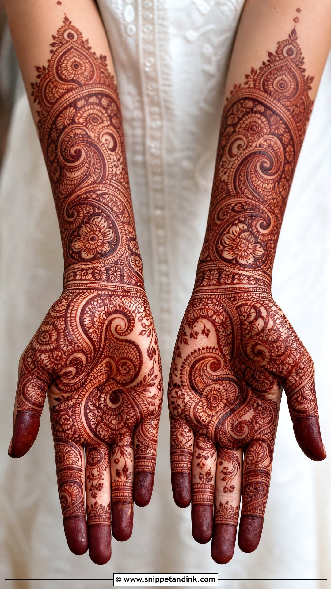Rajasthani Paisley Bridal Mehndi Design - Snippet and Ink - 25 Rajasthani Bridal Mehndi Designs
