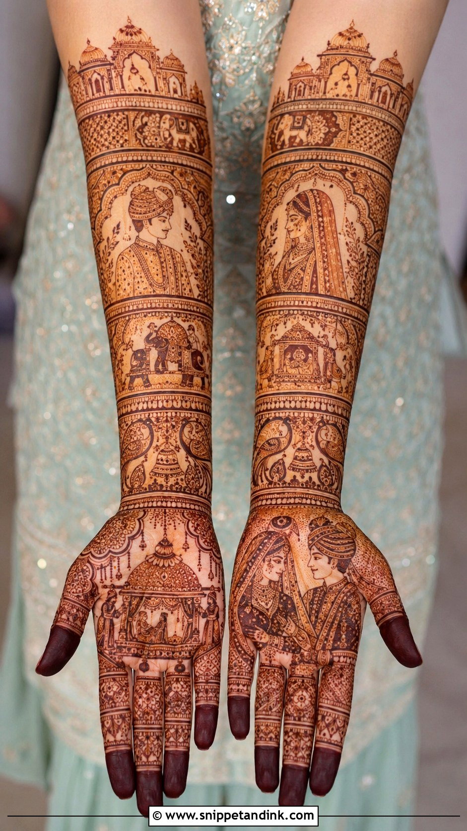 Rajasthani Wedding Mehndi Design - Snippet and Ink - 35 Latest Wedding Mehndi Designs