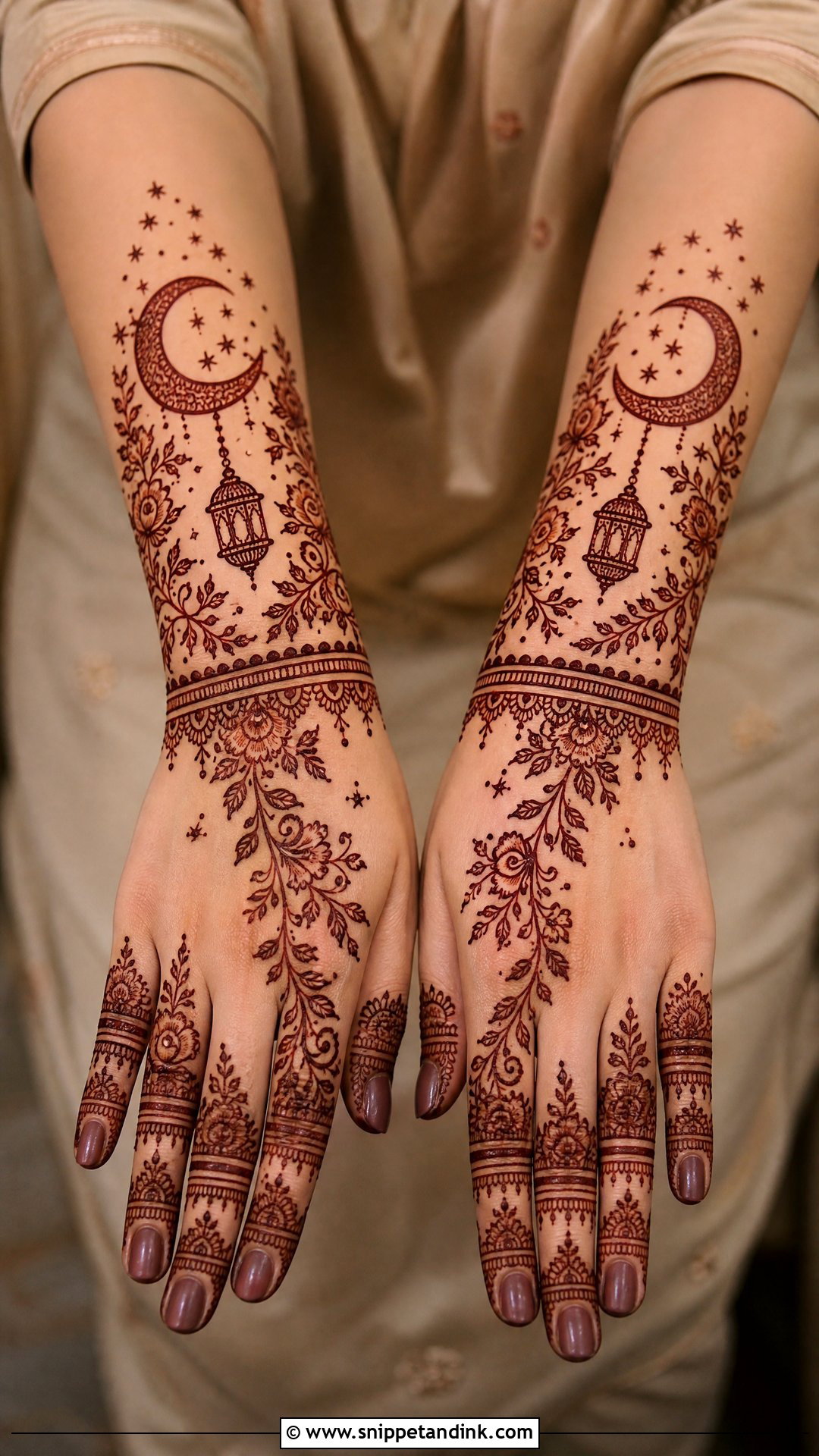 Ramadan Chand Raat Mehndi Design - Snippet and Ink - 30 Ramadan Mehndi Designs