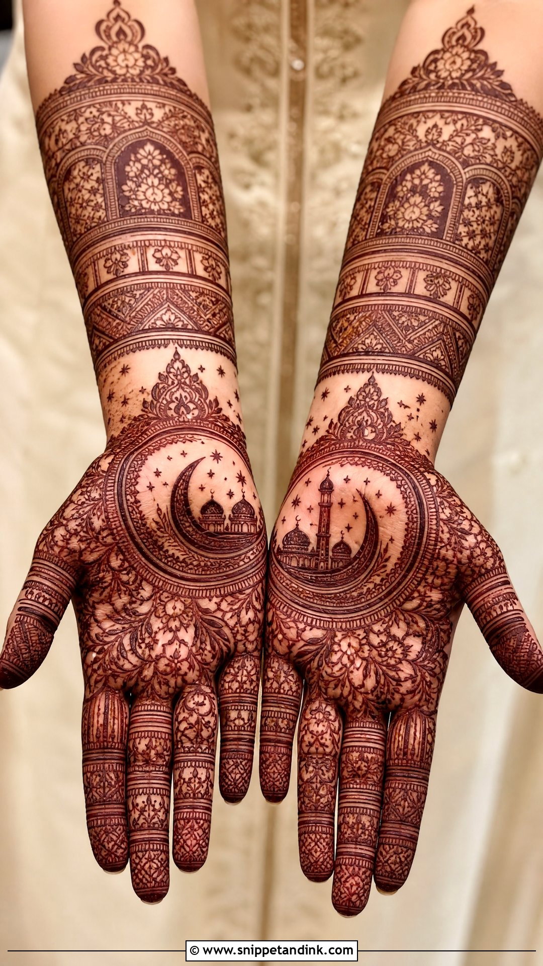 Ramadan Full Hand Mehndi Design - Snippet and Ink - 30 Ramadan Mehndi Designs