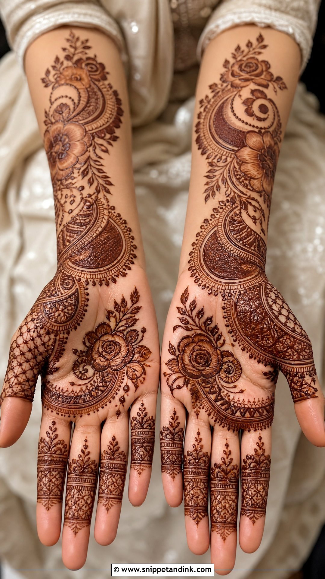 Ramadan Indo Arabic Mehndi Design - Snippet and Ink - 30 Ramadan Mehndi Designs