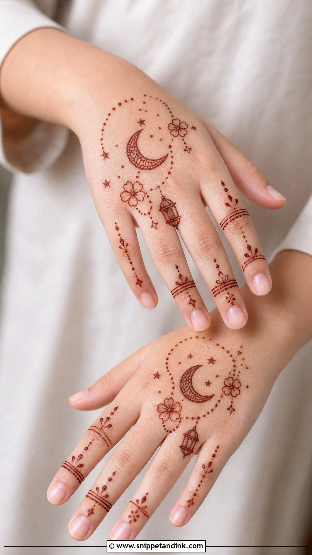 Ramzan Mehndi Design For Kids - Snippet and Ink - 30 Ramzan Mehndi Design Ideas