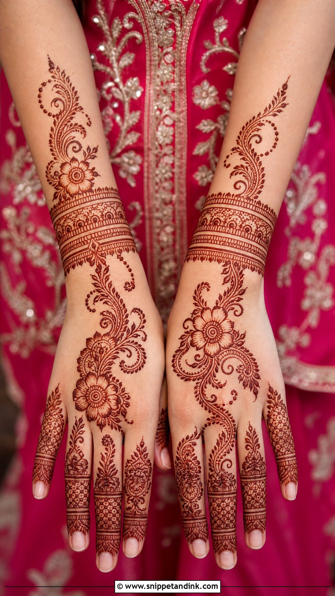 Rani Pink Mehendi Outfit For Bride - Snippet and Ink - 20 Mehendi Outfit Inspo for Bride Ideas
